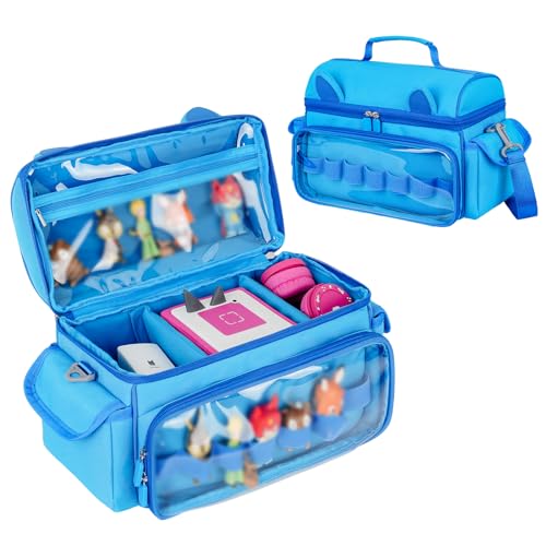 Tasche für Toniebox Starter Set, Tragetasche für Toniebox Audio Player, Transporttasche für Tonies Hörfiguren und Zubehör, Blau von Jaffzora