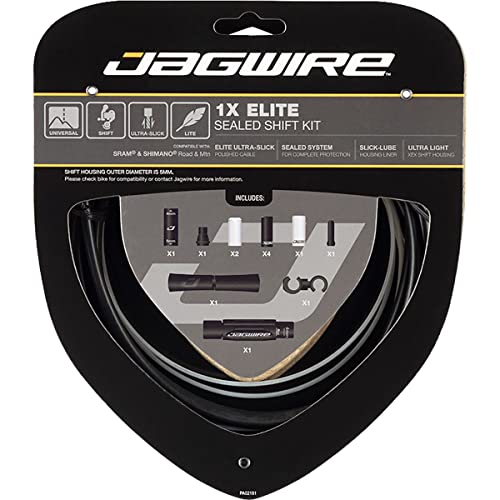 Jagwire 1 x Elite Sealed Shift Kettenschlauch-Set für Erwachsene, Unisex, Schwarz, Einheitsgröße von Jagwire