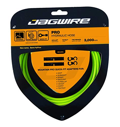 Jagwire HBK406 Hyflow Quick-fit Bremsleitungsset Weiss Farbe Grün, 3m von Jagwire