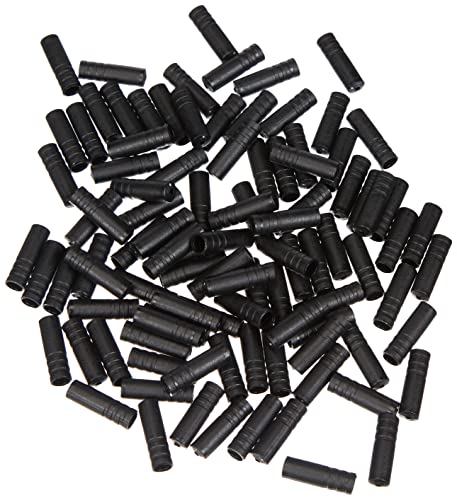 Jagwire offenen Enden Verstärker-Fach, Kunststoff, 100-teilig, schwarz, 4 mm von Jagwire