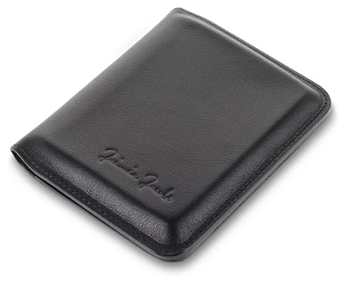 Jaimie Jacobs Magstar Geldbeutel mit Magnet RFID-Schutz Wallet ohne Münzfach Herren Geldbeutel Echtleder (Schwarz) von Jaimie Jacobs