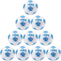 10er Ballpaket JAKO Animal Leicht-Fußball 703 - weiß/jako blau, 290g 4 von Jako