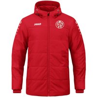 JAKO 1. FSV Mainz 05 Team Coach Kapuzenjacke 2023/24 100 - rot 3XL von Jako