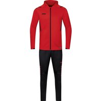JAKO Challenge Trainingsanzug mit Kapuze Kinder rot/schwarz 164 von Jako