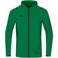 JAKO Challenge Trainingsjacke mit Kapuze Kinder sportgrün/schwarz 164 von Jako