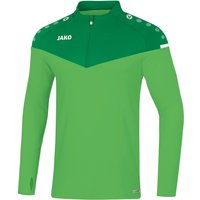 JAKO Champ 2.0 Ziptop Sweatshirt soft green/sportgrün 164 von Jako