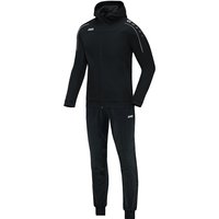JAKO Classico Trainingsanzug Polyester mit Kapuze schwarz XL von Jako