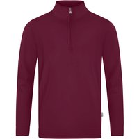 JAKO Doubletex Sweatshirt mit 1/4-Reißverschluss maroon 3XL von Jako