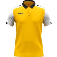 JAKO Dynamic Poloshirt Kinder 305 - gelb/weiß/schwarz 164 von Jako