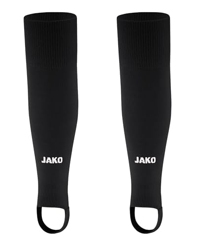 JAKO Unisex Kinder Glasgow 2.0- Senior Stutzen, Schwarz, 2 (Herstellergröße: Senior) EU von JAKO