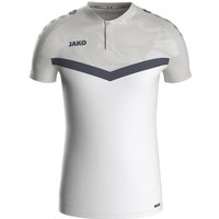 JAKO Iconic Poloshirt 016 - weiß/soft grey/anthra light L von Jako