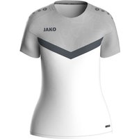JAKO Iconic T-Shirt Damen 016 - weiß/soft grey/anthra light 42 von Jako