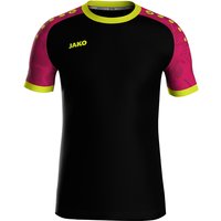 JAKO Iconic kurzarm Trikot 805 - schwarz/pink/neongelb XL von Jako