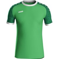 JAKO Iconic kurzarm Trikot Kinder 222 - soft green/sportgrün 164 von Jako