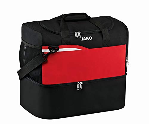 JAKO Kinder Competition 2.0 Sporttasche, schwarz/Rot, 45x30x42 cm von JAKO