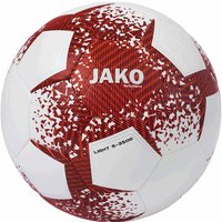 JAKO Performance Light-Fußball mit Hybrid-Technologie 350g - weiß/weinrot/neonorange 5 von Jako