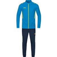JAKO Polyester Challenge Trainingsanzug Damen JAKO blau/neongelb 40 von Jako