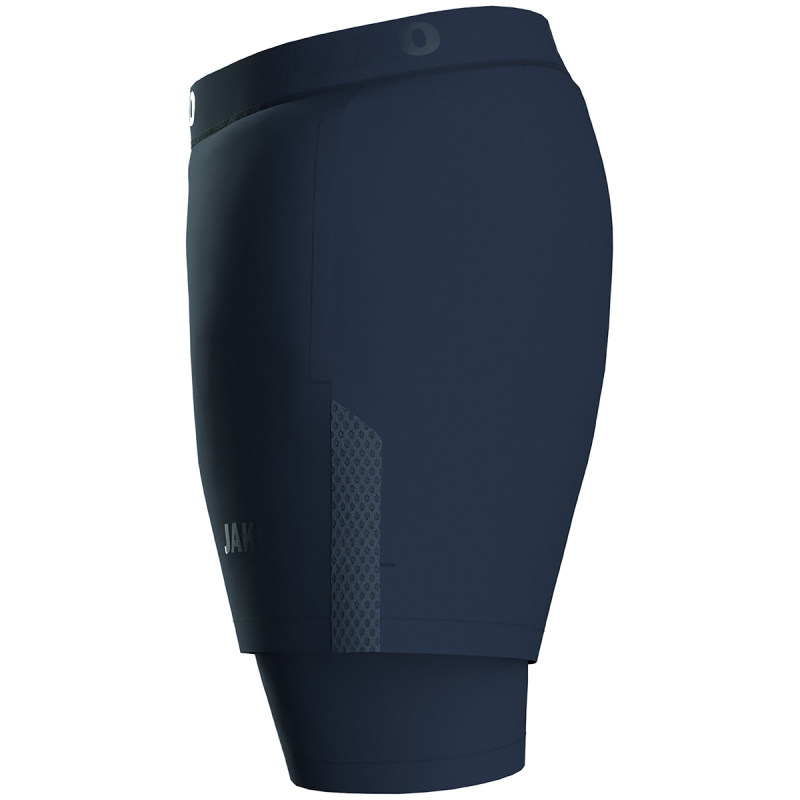 JAKO Power 2in1 Trainingsshorts Damen 900 - marine 36 von Jako