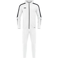 JAKO Power Polyester Trainingsanzug mit Kapuze Damen 000 - weiß 44 von Jako