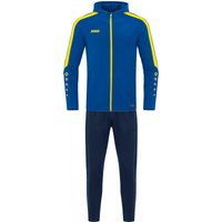 JAKO Power Polyester Trainingsanzug mit Kapuze Damen 404 - royal/citro 44 von Jako