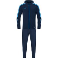 JAKO Power Präsentationsanzug Kinder 910 - marine/skyblue 164 von Jako