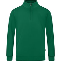 JAKO Organic Sweatshirt mit 1/4-Reißverschluss grün 5XL von Jako