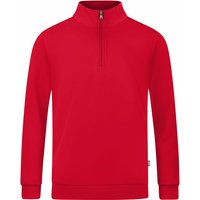 JAKO Organic Sweatshirt mit 1/4-Reißverschluss rot 3XL von Jako
