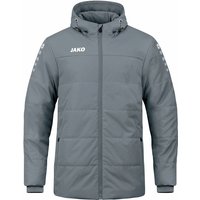 JAKO Team Coachjacke mit Kapuze Herren steingrau S von Jako