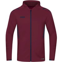 JAKO Challenge Trainingsjacke mit Kapuze Kinder maroon/marine 152 von Jako
