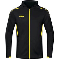 JAKO Challenge Trainingsjacke mit Kapuze schwarz/citro L von Jako