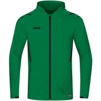 JAKO Challenge Trainingsjacke mit Kapuze sportgrün/schwarz 3XL von Jako