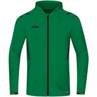 JAKO Challenge Trainingsjacke mit Kapuze sportgrün/schwarz M von Jako