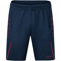 JAKO Challenge Trainingsshorts Kinder marine/maroon 140 von Jako