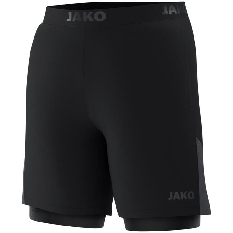 Jako 2-in-1 Short Power 6276 schwarz - Gr. S von Jako
