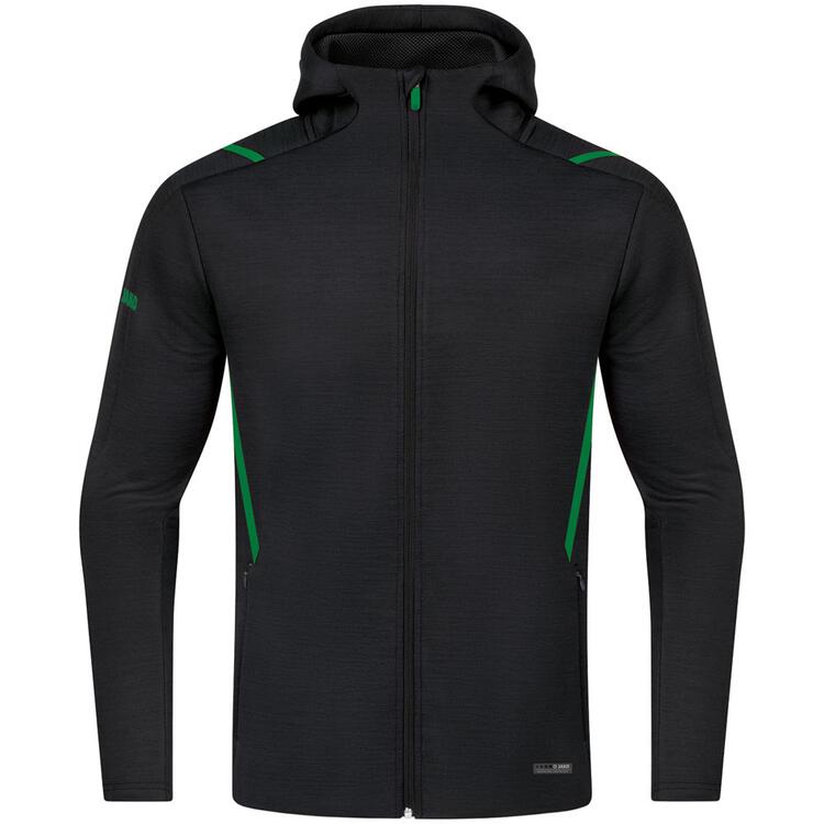 Jako Freizeitjacke Challenge mit Kapuze 9821 schwarz... von Jako