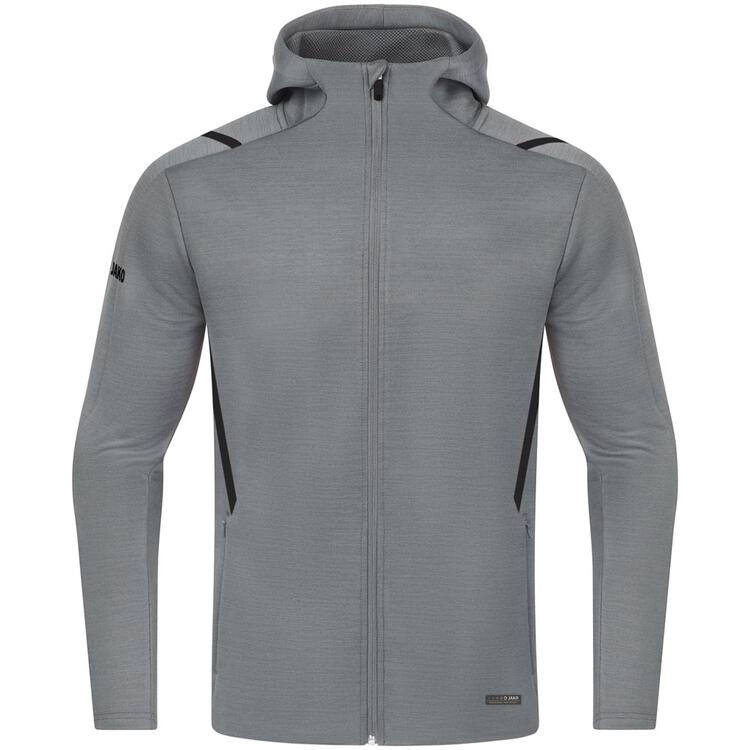 Jako Freizeitjacke Challenge mit Kapuze 9821 steingrau... von Jako