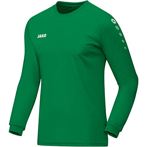 JAKO Team Trikot Langarm Weiß Gruen, M Herren von JAKO