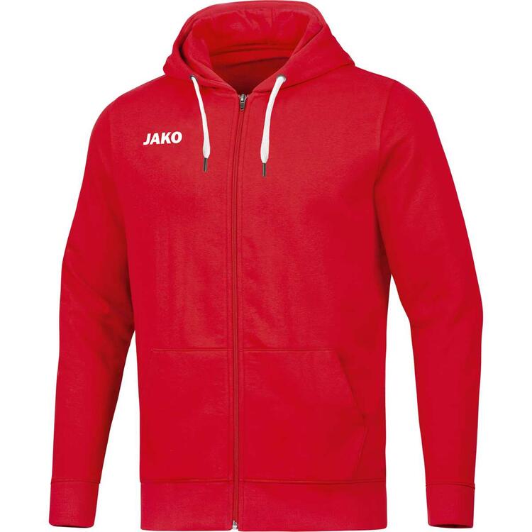 Jako Kapuzenjacke Base 6865-01 rot Gr. L von Jako