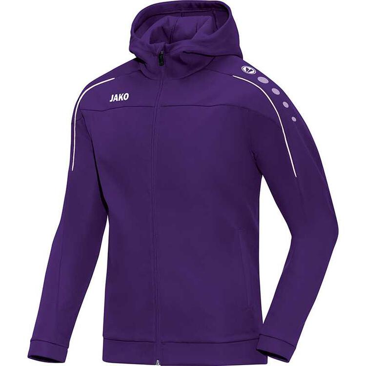 Jako Kapuzenjacke Classico lila 6850 10 Gr. 38 von Jako