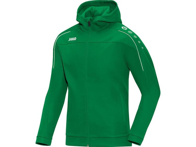 Jako Kapuzenjacke Classico sportgr?n 6850 06 Gr. 34 von Jako