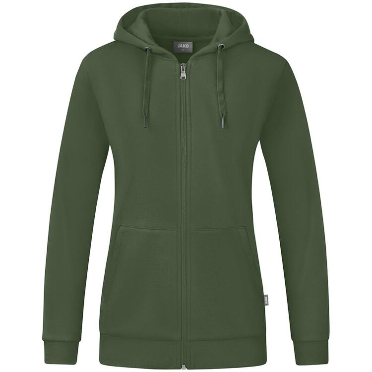Jako Kapuzenjacke Organic C6820 oliv Gr. 36 von Jako