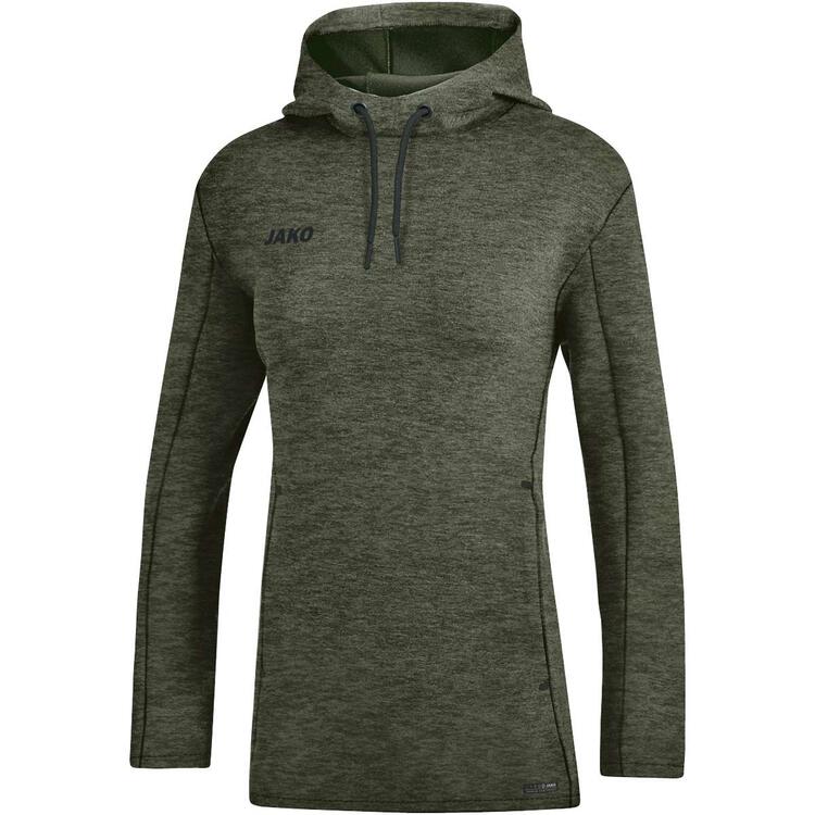 Jako Kapuzensweat Premium Basics khaki meliert 6729 28 Gr. 38 von Jako