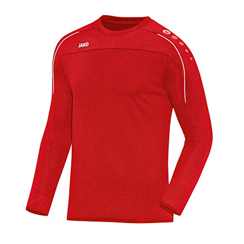 JAKO Herren Classico Trainingssweat, Rot, 152 EU von JAKO