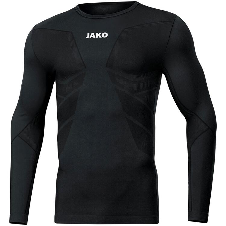 Jako Longsleeve Comfort Recycelt 6456-800 schwarz - Gr. L von Jako