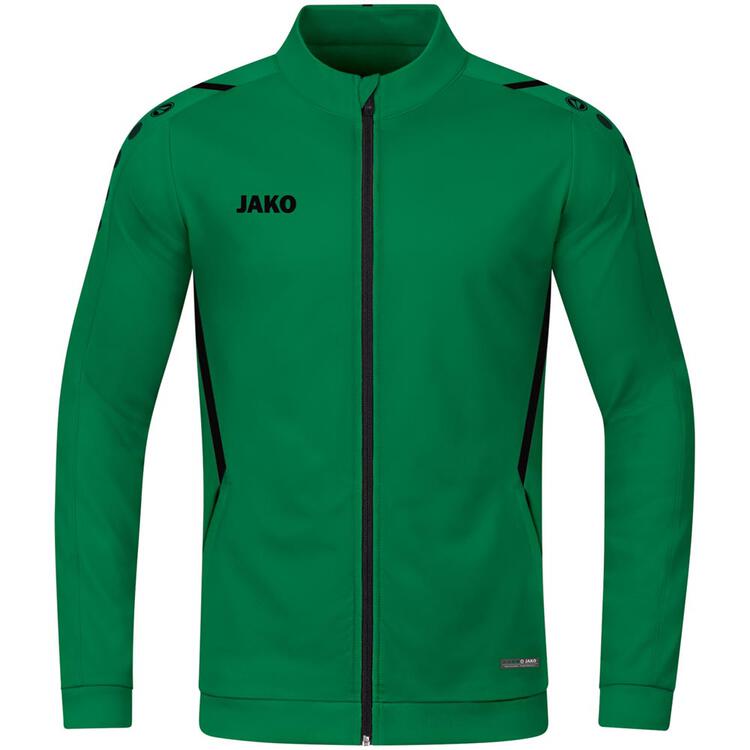 Jako Polyesterjacke Challenge 9321 sportgr?n/schwarz Gr. S von Jako
