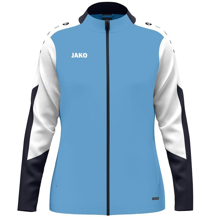 Jako Polyesterjacke Dynamic Damen 9370D skyblue/wei?/marine - Gr. M... von Jako