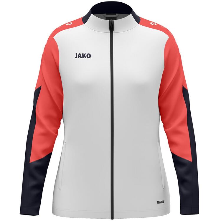Jako Polyesterjacke Dynamic Damen 9370D wei?/coral/marine - Gr. S... von Jako