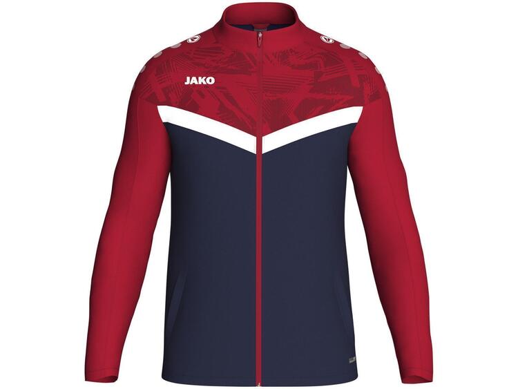 Jako Polyesterjacke Iconic 9324 marine/chili rot - Gr. XXL von Jako