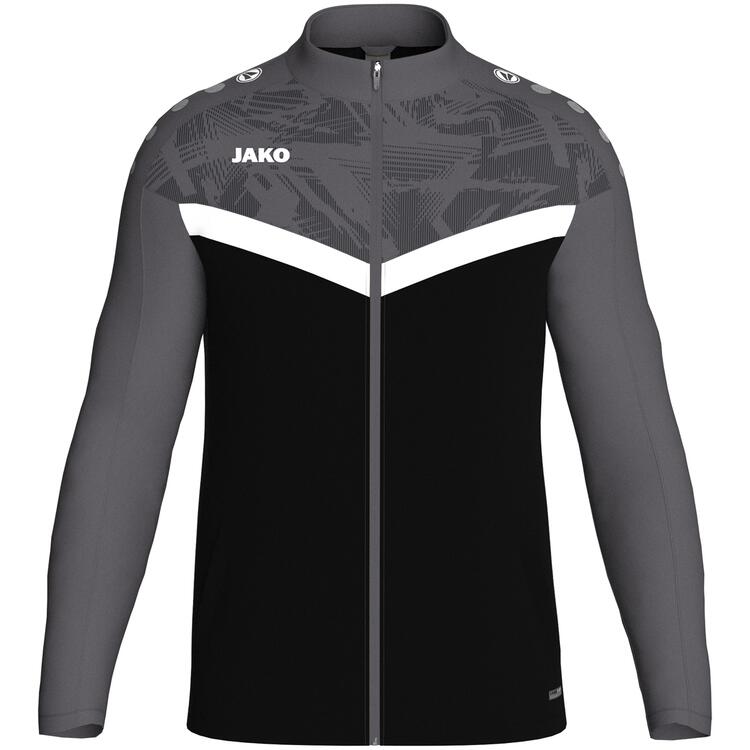 Jako Polyesterjacke Iconic 9324 schwarz/anthrazit - Gr. 152 von Jako