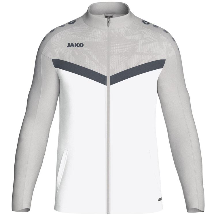 Jako Polyesterjacke Iconic 9324 wei?/soft grey/anthra light - Gr. 4XL von Jako